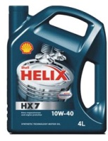 Масло Shell HELIX HX7 10W40 п/синт. 4л М+