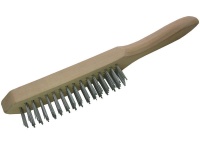 Щетка металлическая с деревян.ручкой 6-ти рядная 656-066