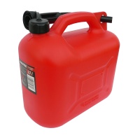 Канистра 5л МАМОНТ ПЭТ/ЗВЕЗДА/МАЯК с гофрой красная